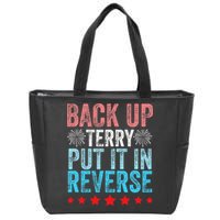 Retro Back Up Terry Back It Up Terry 4th of July Fireworks Zip Tote Bag