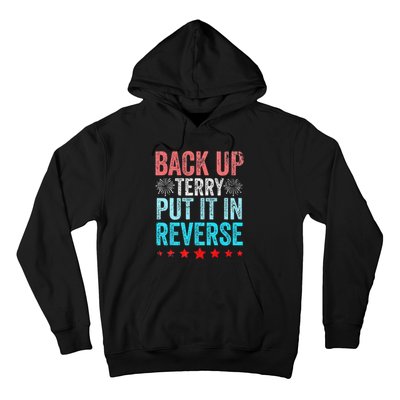 Retro Back Up Terry Put It In Reverse 4th Of July Fireworks Hoodie