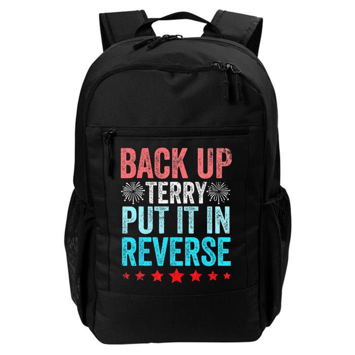 Retro Back Up Terry Put It In Reverse 4th Of July Fireworks Daily Commute Backpack