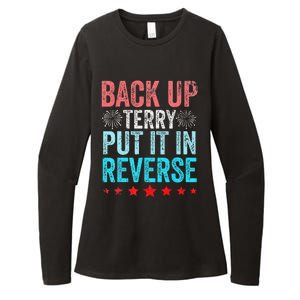 Retro Back Up Terry Put It In Reverse 4th Of July Fireworks Womens CVC Long Sleeve Shirt