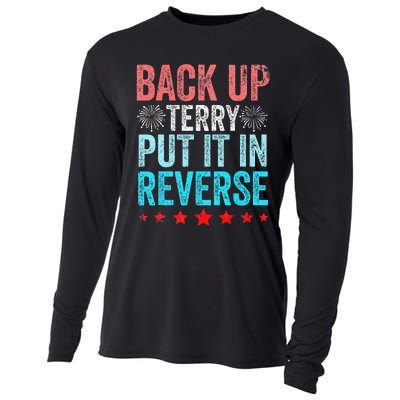 Retro Back Up Terry Put It In Reverse 4th Of July Fireworks Cooling Performance Long Sleeve Crew