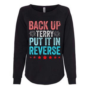 Retro Back Up Terry Put It In Reverse 4th Of July Fireworks Womens California Wash Sweatshirt