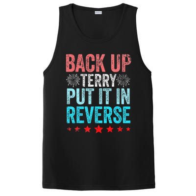 Retro Back Up Terry Put It In Reverse 4th Of July Fireworks PosiCharge Competitor Tank