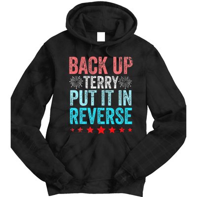 Retro Back Up Terry Put It In Reverse 4th Of July Fireworks Tie Dye Hoodie