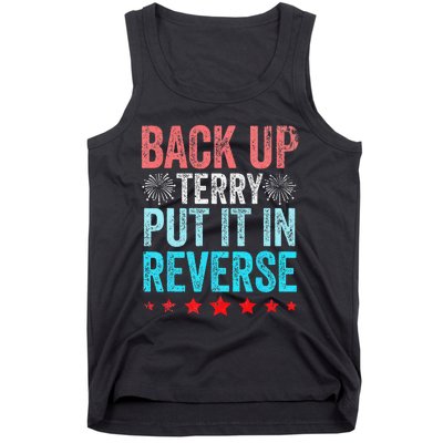 Retro Back Up Terry Put It In Reverse 4th Of July Fireworks Tank Top