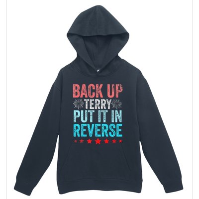 Retro Back Up Terry Put It In Reverse 4th Of July Fireworks Urban Pullover Hoodie