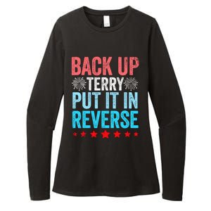 Retro Back Up Terry Put It In Reverse 4th Of July Fireworks Womens CVC Long Sleeve Shirt