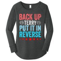 Retro Back Up Terry Put It In Reverse 4th Of July Fireworks Women's Perfect Tri Tunic Long Sleeve Shirt