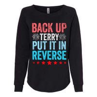 Retro Back Up Terry Put It In Reverse 4th Of July Fireworks Womens California Wash Sweatshirt