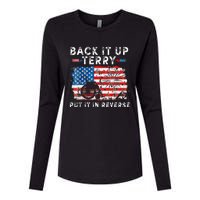 Retro Back Up Terry Put It In Reverse 4th Of July Fireworks Womens Cotton Relaxed Long Sleeve T-Shirt