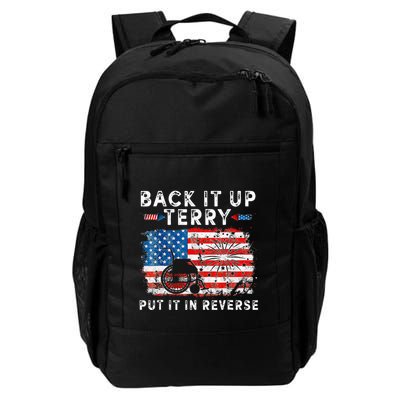 Retro Back Up Terry Put It In Reverse 4th Of July Fireworks Daily Commute Backpack
