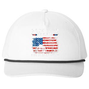 Retro Back Up Terry Put It In Reverse 4th Of July Fireworks Snapback Five-Panel Rope Hat