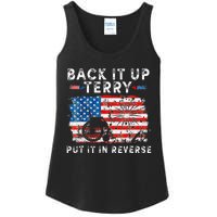 Retro Back Up Terry Put It In Reverse 4th Of July Fireworks Ladies Essential Tank