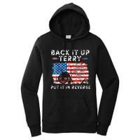 Retro Back Up Terry Put It In Reverse 4th Of July Fireworks Women's Pullover Hoodie