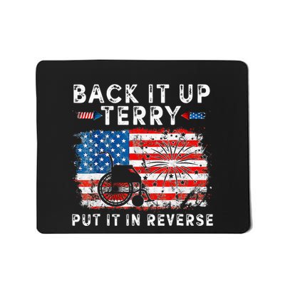 Retro Back Up Terry Put It In Reverse 4th Of July Fireworks Mousepad