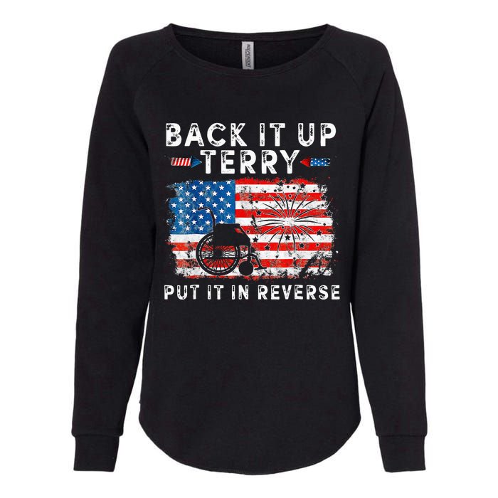 Retro Back Up Terry Put It In Reverse 4th Of July Fireworks Womens California Wash Sweatshirt