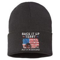 Retro Back Up Terry Put It In Reverse 4th Of July Fireworks Sustainable Knit Beanie