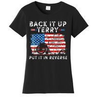 Retro Back Up Terry Put It In Reverse 4th Of July Fireworks Women's T-Shirt