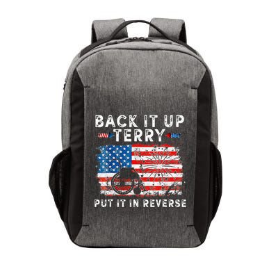 Retro Back Up Terry Put It In Reverse 4th Of July Fireworks Vector Backpack