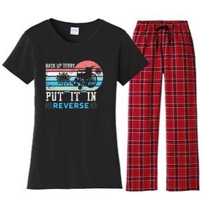 Retro Back Up Terry- Back It Up Terry 4th of July Fireworks Women's Flannel Pajama Set