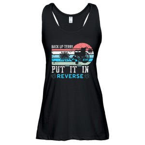 Retro Back Up Terry- Back It Up Terry 4th of July Fireworks Ladies Essential Flowy Tank