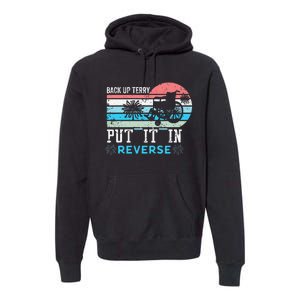 Retro Back Up Terry- Back It Up Terry 4th of July Fireworks Premium Hoodie