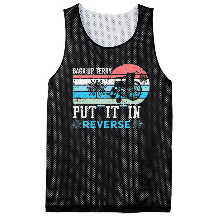 Retro Back Up Terry- Back It Up Terry 4th of July Fireworks Mesh Reversible Basketball Jersey Tank