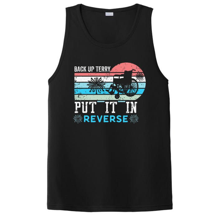 Retro Back Up Terry- Back It Up Terry 4th of July Fireworks PosiCharge Competitor Tank