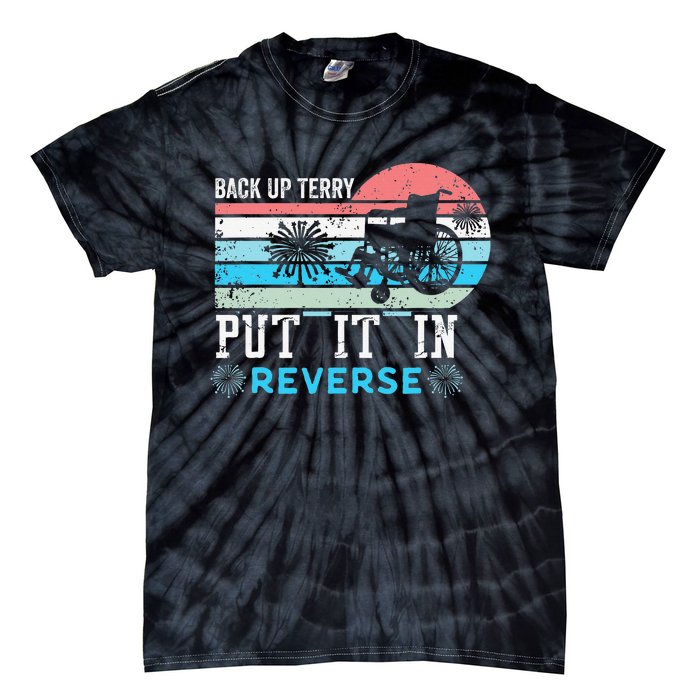 Retro Back Up Terry- Back It Up Terry 4th of July Fireworks Tie-Dye T-Shirt