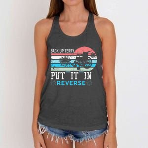 Retro Back Up Terry- Back It Up Terry 4th of July Fireworks Women's Knotted Racerback Tank