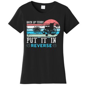 Retro Back Up Terry- Back It Up Terry 4th of July Fireworks Women's T-Shirt