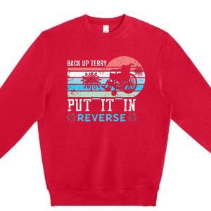 Retro Back Up Terry- Back It Up Terry 4th of July Fireworks Premium Crewneck Sweatshirt