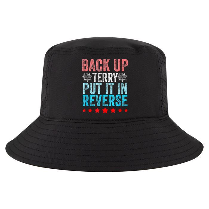 Retro Back Up Terry Put It In Reverse 4th Of July Fireworks Cool Comfort Performance Bucket Hat