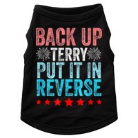 Retro Back Up Terry Put It In Reverse 4th Of July Fireworks Doggie Tank
