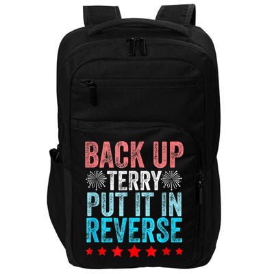 Retro Back Up Terry Put It In Reverse 4th Of July Fireworks Impact Tech Backpack