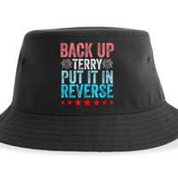 Retro Back Up Terry Put It In Reverse 4th Of July Fireworks Sustainable Bucket Hat