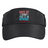Retro Back Up Terry Put It In Reverse 4th Of July Fireworks Adult Drive Performance Visor