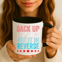 Retro Back Up Terry Put It In Reverse 4th Of July Fireworks Mug