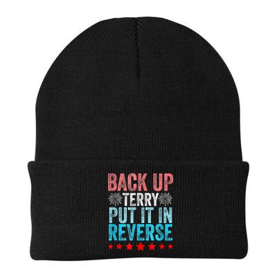 Retro Back Up Terry Put It In Reverse 4th Of July Fireworks Beanie