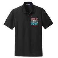 Retro Back Up Terry Put It In Reverse 4th Of July Fireworks Dry Zone Grid Polo