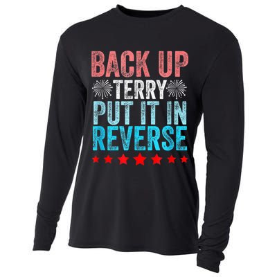 Retro Back Up Terry Put It In Reverse 4th Of July Fireworks Cooling Performance Long Sleeve Crew