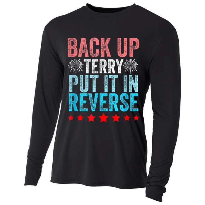 Retro Back Up Terry Put It In Reverse 4th Of July Fireworks Cooling Performance Long Sleeve Crew