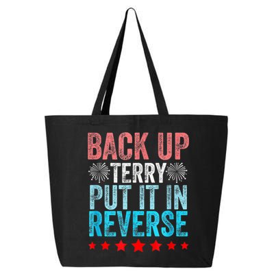 Retro Back Up Terry Put It In Reverse 4th Of July Fireworks 25L Jumbo Tote