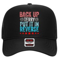 Retro Back Up Terry Put It In Reverse 4th Of July Fireworks Trucker Hat