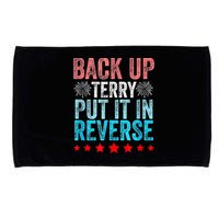 Retro Back Up Terry Put It In Reverse 4th Of July Fireworks Microfiber Hand Towel