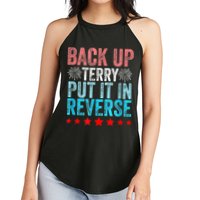 Retro Back Up Terry Put It In Reverse 4th Of July Fireworks Women's Perfect Tri Rocker Tank