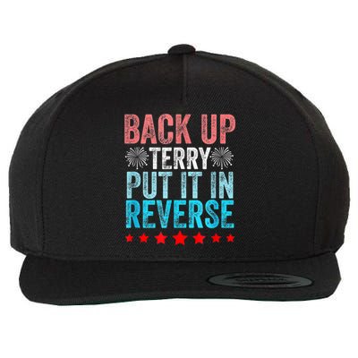 Retro Back Up Terry Put It In Reverse 4th Of July Fireworks Wool Snapback Cap