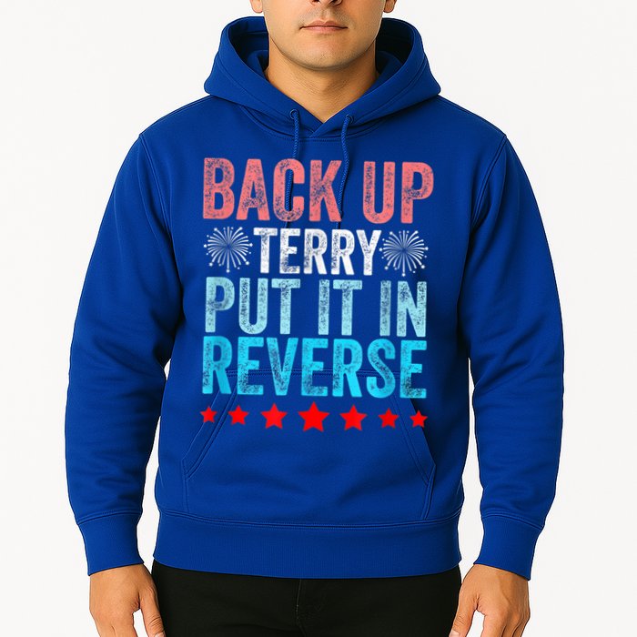 Retro Back Up Terry Put It In Reverse 4th Of July Fireworks Hoodie