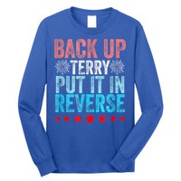 Retro Back Up Terry Put It In Reverse 4th Of July Fireworks Long Sleeve Shirt
