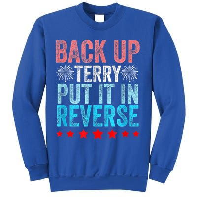 Retro Back Up Terry Put It In Reverse 4th Of July Fireworks Sweatshirt
